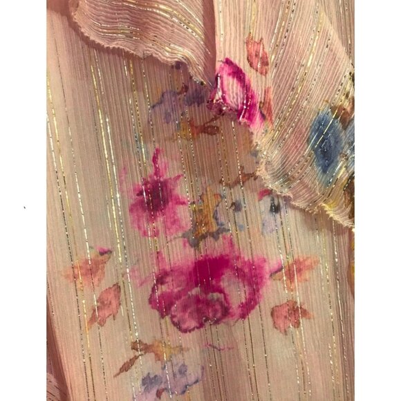 BHLDN Anthropologie Rae Asymmetric Ruffle Maxi Dress Sample - Size 6 - NWOT - Picture 8 of 9